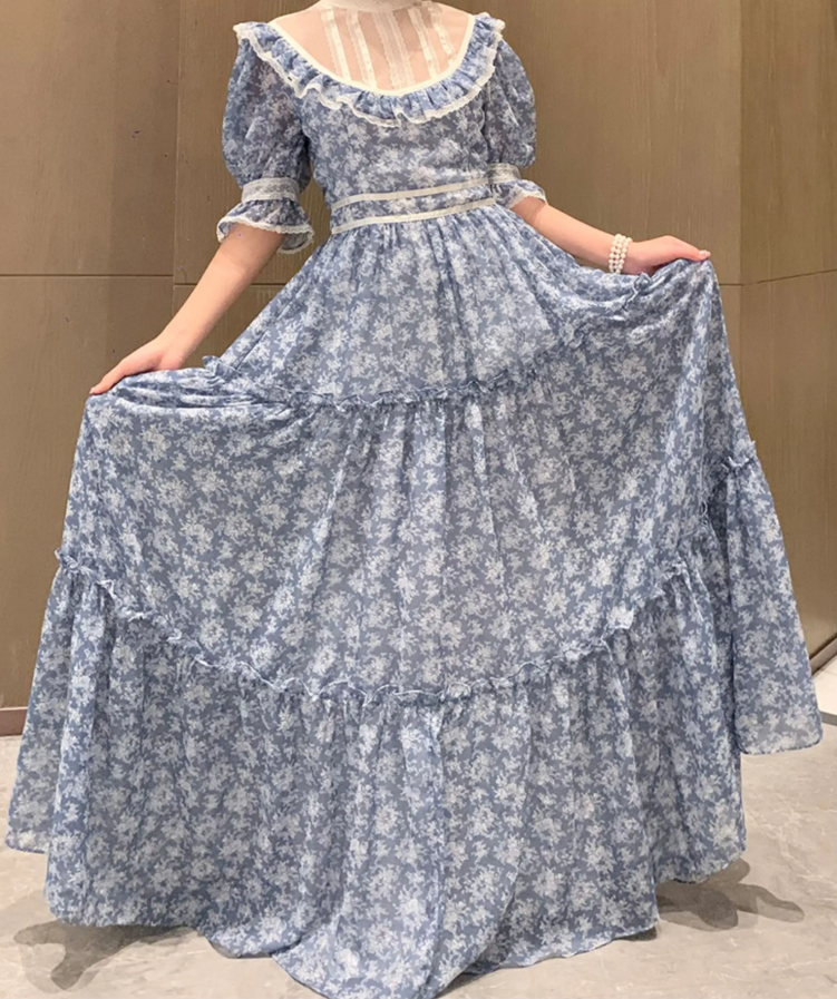 Robe de bal de princesse bustier à volants en satin long, robe de soirée C8117
