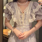 Robe de bal de princesse bustier à volants en satin long, robe de soirée C8117