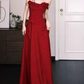Robe de bal de princesse bustier à volants en satin long, robe de soirée C8117
