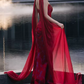Robe de bal de princesse bustier à volants en satin long, robe de soirée C8117