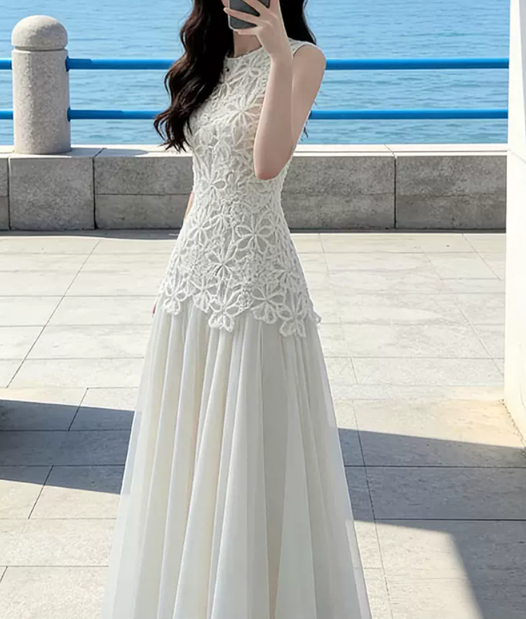 Robe de bal de princesse bustier à volants en satin long, robe de soirée C8117
