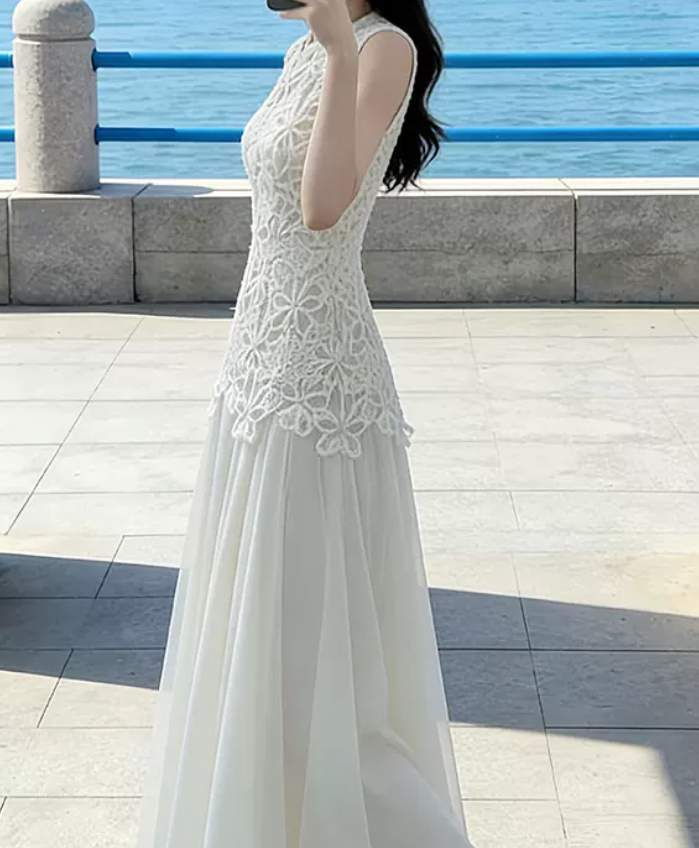 Robe de bal de princesse bustier à volants en satin long, robe de soirée C8117