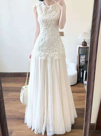 Robe de bal de princesse bustier à volants en satin long, robe de soirée C8117