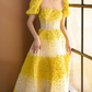 Robe de bal de princesse bustier à volants en satin long, robe de soirée C8117