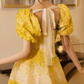Robe de bal de princesse bustier à volants en satin long, robe de soirée C8117