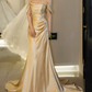 Robe de bal de princesse bustier à volants en satin long, robe de soirée C8117