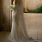 Exquisite Strapless Sequins Wedding Dresses Lace Mermaid Bridal Dress C8825