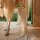 Exquisite Strapless Sequins Wedding Dresses Lace Mermaid Bridal Dress C8825