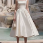 Superbe robe de mariée sirène bustier en satin et tulle, longue et en dentelle, C4563
