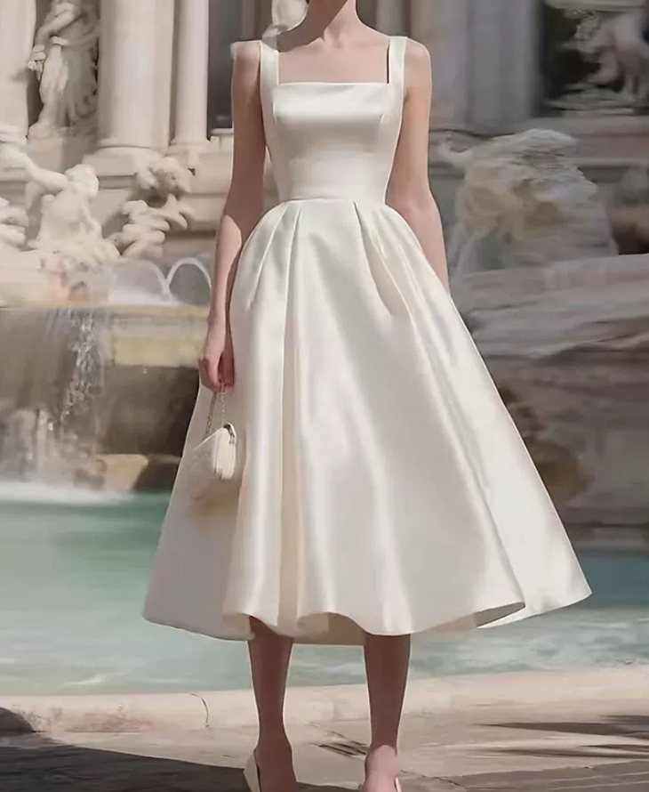 Superbe robe de mariée sirène bustier en satin et tulle, longue et en dentelle, C4563
