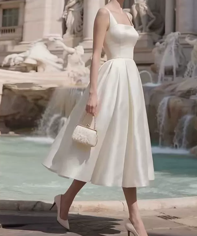 Superbe robe de mariée sirène bustier en satin et tulle, longue et en dentelle, C4563
