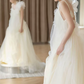 Superbe robe de mariée sirène bustier en satin et tulle, longue et en dentelle, C4563