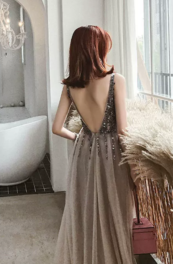 Robe de bal de princesse bustier à volants en satin long, robe de soirée C8117