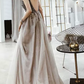 Robe de bal de princesse bustier à volants en satin long, robe de soirée C8117