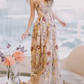 Robe de bal de princesse bustier à volants en satin long, robe de soirée C8117