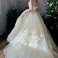 Superbe robe de mariée sirène bustier en satin et tulle, longue et en dentelle, C4563