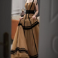 Robe de bal de princesse bustier à volants en satin long, robe de soirée C8117