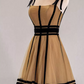 Robe de bal de princesse bustier à volants en satin long, robe de soirée C8117