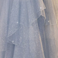 Robe de bal de princesse bustier à volants en satin long, robe de soirée C8117