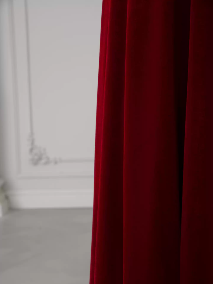 Robe de bal de princesse bustier à volants en satin long, robe de soirée C8117
