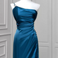 Robe de bal de princesse bustier à volants en satin long, robe de soirée C8117