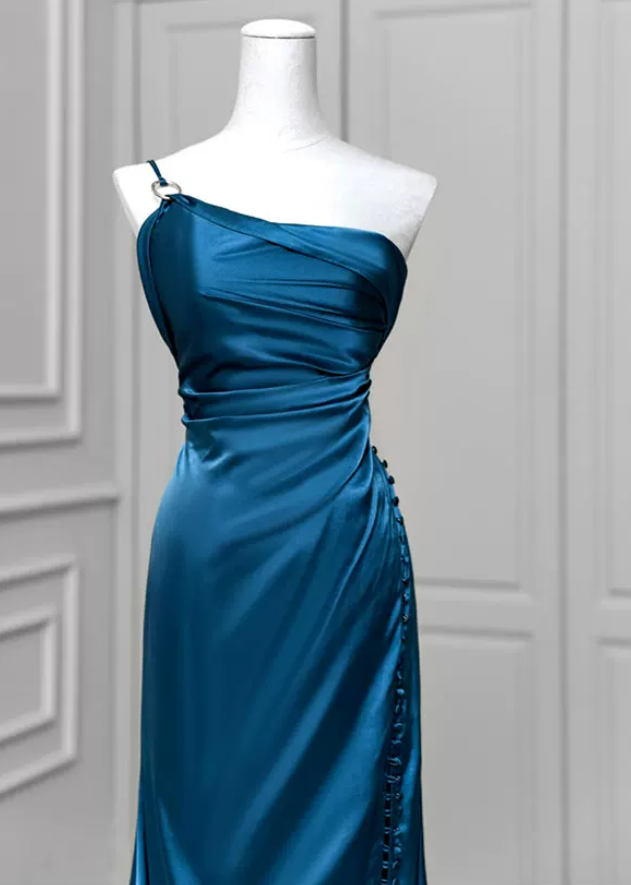 Robe de bal de princesse bustier à volants en satin long, robe de soirée C8117