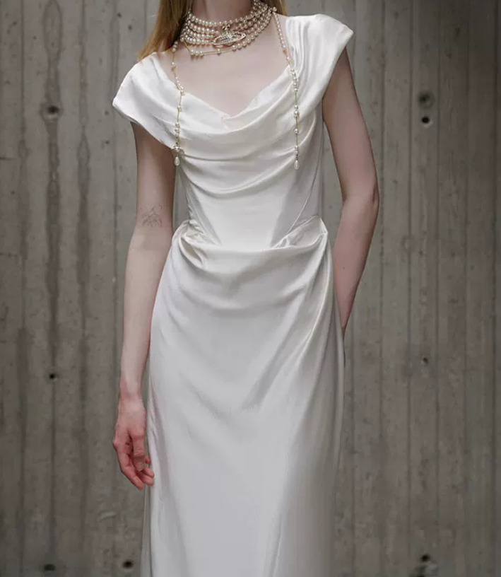 Superbe robe de mariée sirène bustier en satin et tulle, longue et en dentelle, C4563
