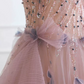 Robe de bal de princesse bustier à volants en satin long, robe de soirée C8117