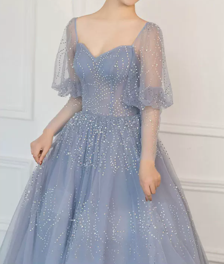 Robe de bal de princesse bustier à volants en satin long, robe de soirée C8117