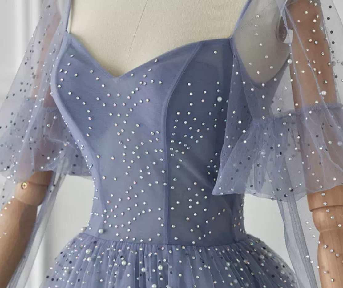 Robe de bal de princesse bustier à volants en satin long, robe de soirée C8117