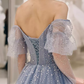 Robe de bal de princesse bustier à volants en satin long, robe de soirée C8117