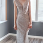 Robe de bal de princesse bustier à volants en satin long, robe de soirée C8117