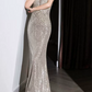 Robe de bal de princesse bustier à volants en satin long, robe de soirée C8117