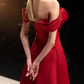 Robe de bal de princesse bustier à volants en satin long, robe de soirée C8117