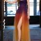 Robe de bal de princesse bustier à volants en satin long, robe de soirée C8117