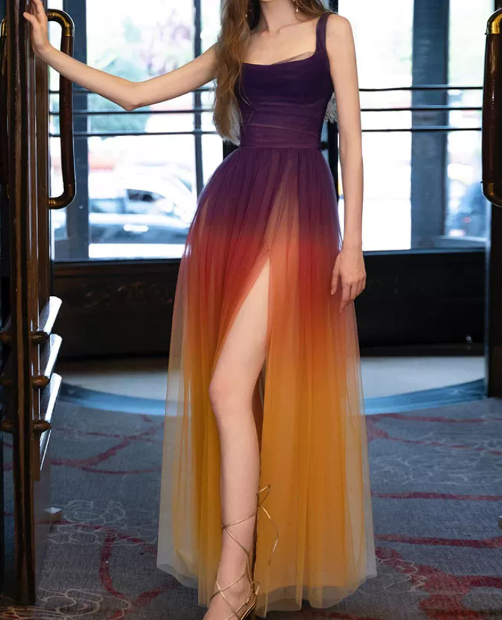 Robe de bal de princesse bustier à volants en satin long, robe de soirée C8117