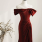 Robe de bal de princesse bustier à volants en satin long, robe de soirée C8117