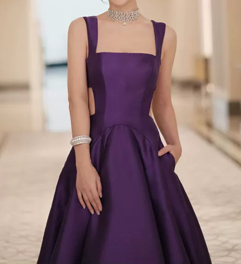 Robe de bal de princesse bustier à volants en satin long, robe de soirée C8117