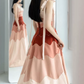 Robe de bal de princesse bustier à volants en satin long, robe de soirée C8117