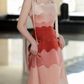 Robe de bal de princesse bustier à volants en satin long, robe de soirée C8117