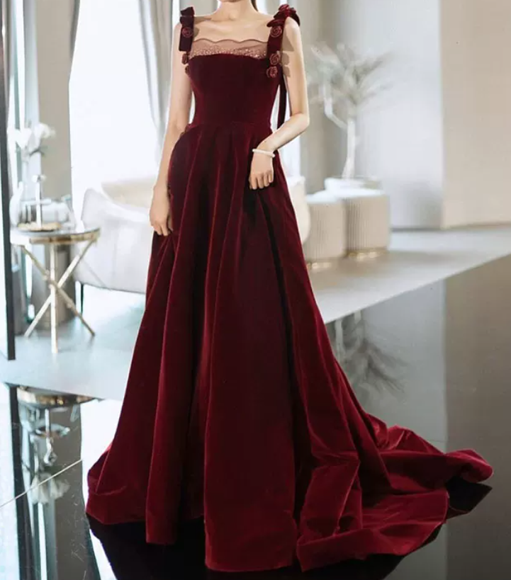 Robe de bal de princesse bustier à volants en satin long, robe de soirée C8117