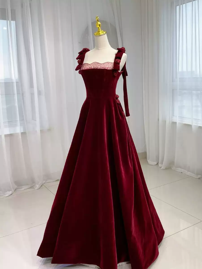 Robe de bal de princesse bustier à volants en satin long, robe de soirée C8117
