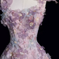 Robe de bal de princesse bustier à volants en satin long, robe de soirée C8117