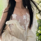 Robe de bal de princesse bustier à volants en satin long, robe de soirée C8117