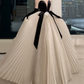 Robe de bal de princesse bustier à volants en satin long, robe de soirée C8117