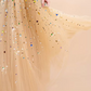 Robe de bal de princesse bustier à volants en satin long, robe de soirée C8117