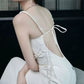 Elegant Spaghetti Straps Beading Wedding Dresses Satin Mermaid Bridal Dress C8923