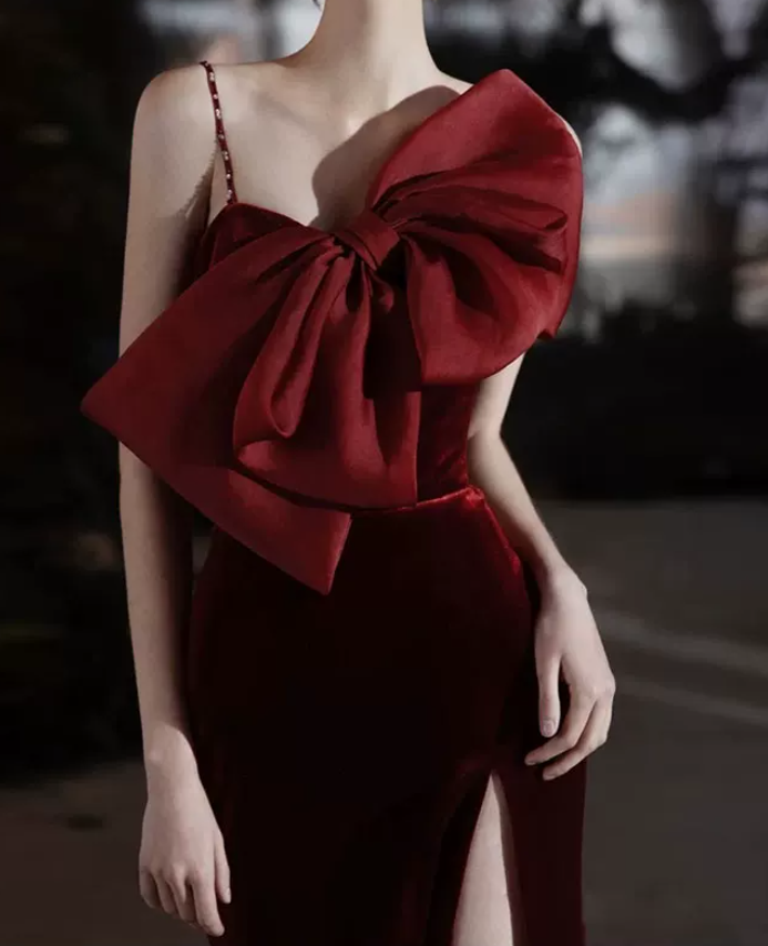 Robe de bal de princesse bustier à volants en satin long, robe de soirée C8117