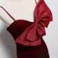 Robe de bal de princesse bustier à volants en satin long, robe de soirée C8117