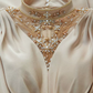 Robe de bal de princesse bustier à volants en satin long, robe de soirée C8117